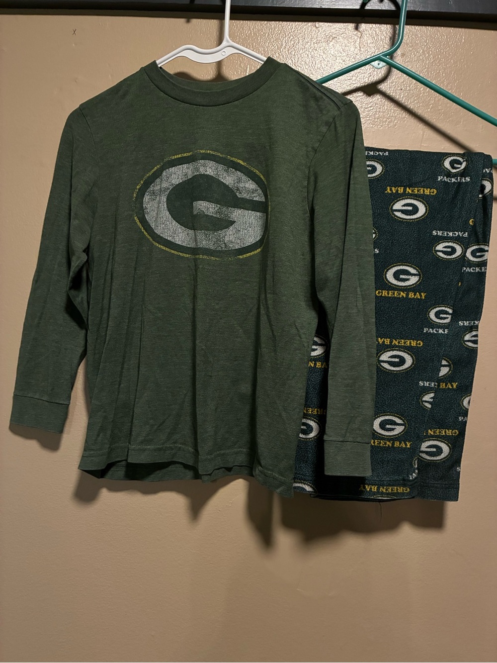 NFL Green Bay Packers Dark Green Logo Pajama Set